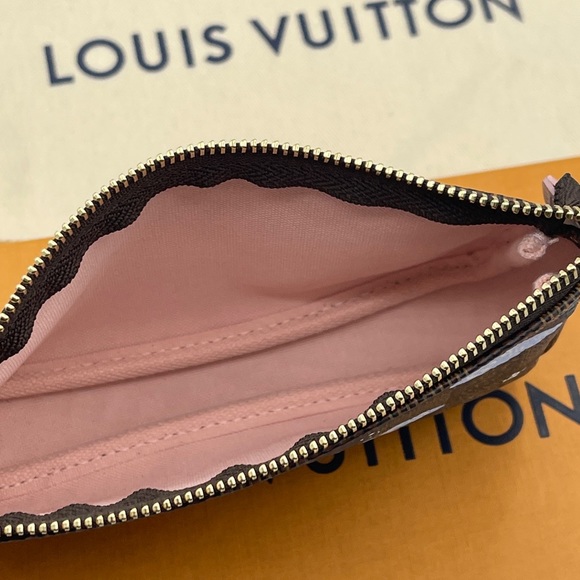 Louis Vuitton Christmas 2020 Pochette Mini Accessories Damier Ebene Vivienne - Picture 13 of 16